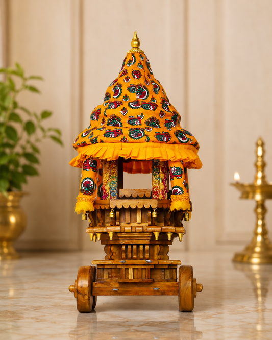 Handcrafted Teakwood Chariot