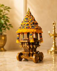 Handcrafted Teakwood Chariot